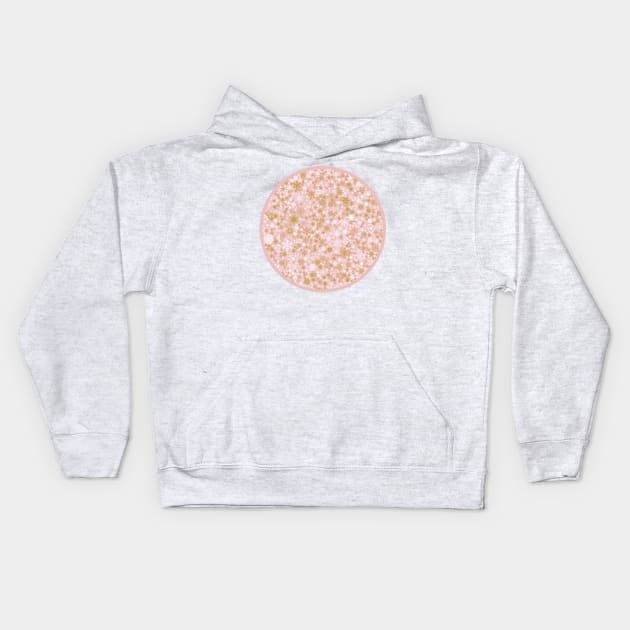 A Thousand Snowflakes in Rose Gold Kids Hoodie by KolJoseph